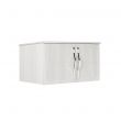 Winscombe 2 Door Top Box in White Ash