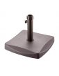Brown 25kg Polycrete Base For Florence Parasols
