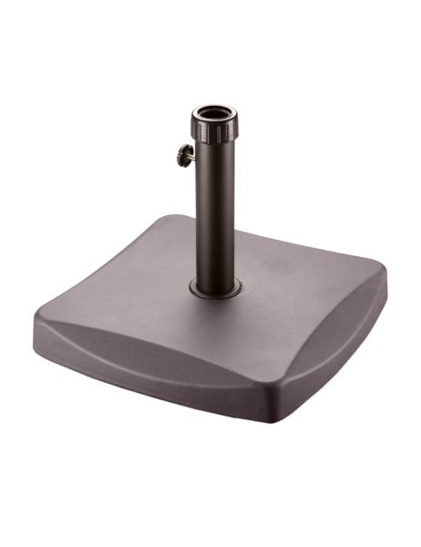 Brown 25kg Polycrete Base For Florence Parasols