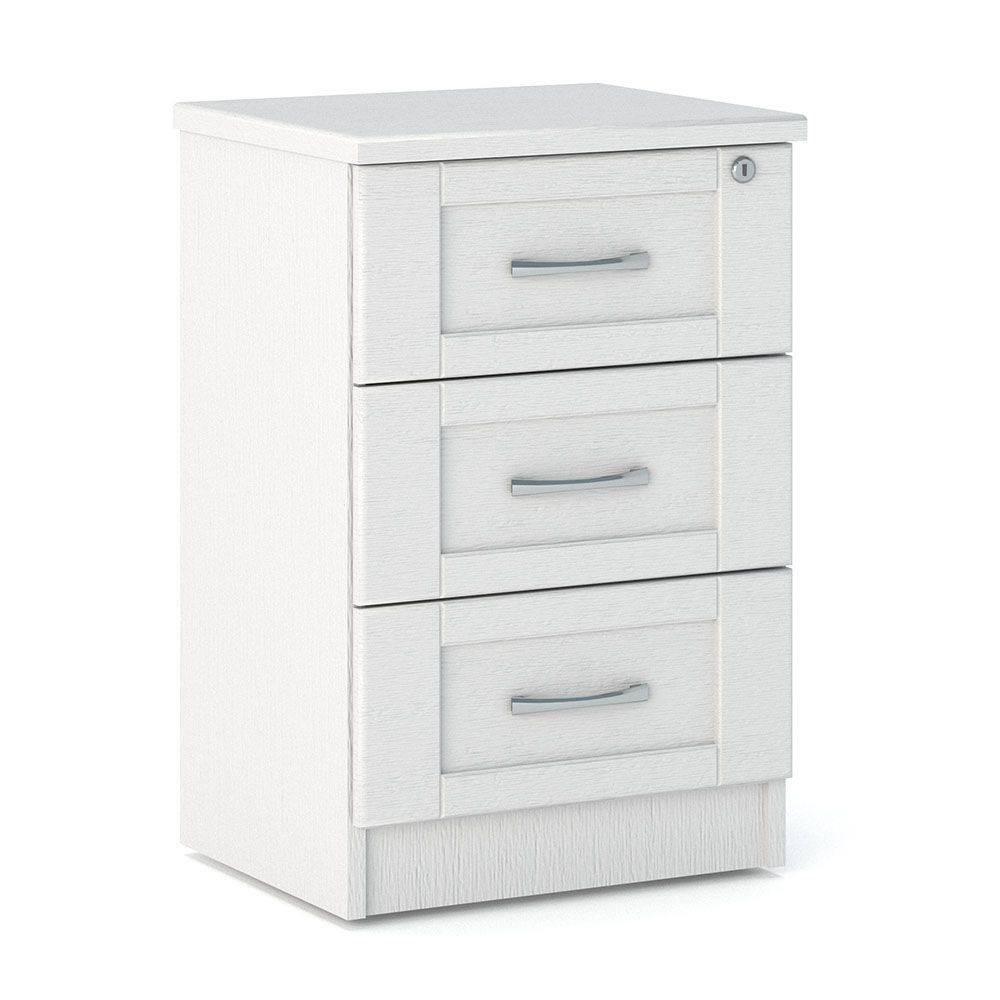 White ash bedside table deals