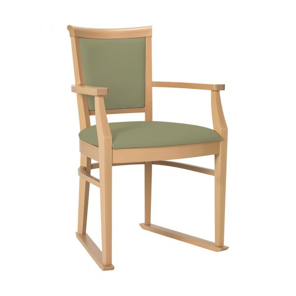 Ardenne Dining Chair in Zest Moss Vinyl