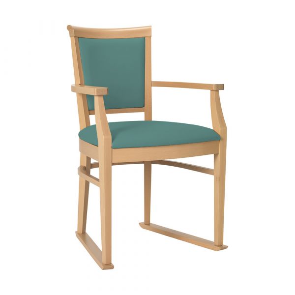 Ardenne Dining Chair in Zest Duckegg Blue Vinyl