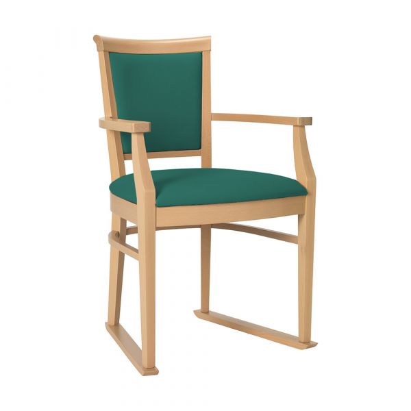Ardenne Dining Chair in Zest Jade Vinyl