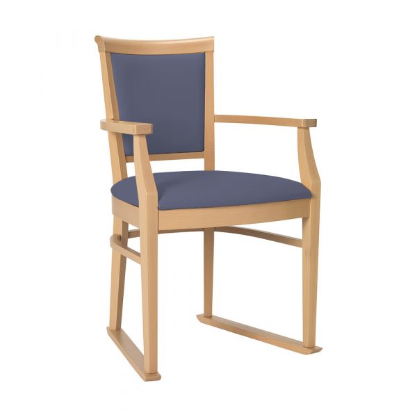 Ardenne Dining Chair in Zest Hyacinth Vinyl