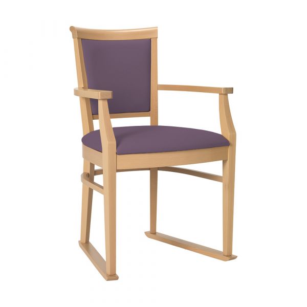 Ardenne Dining Chair in Zest Lilac Vinyl