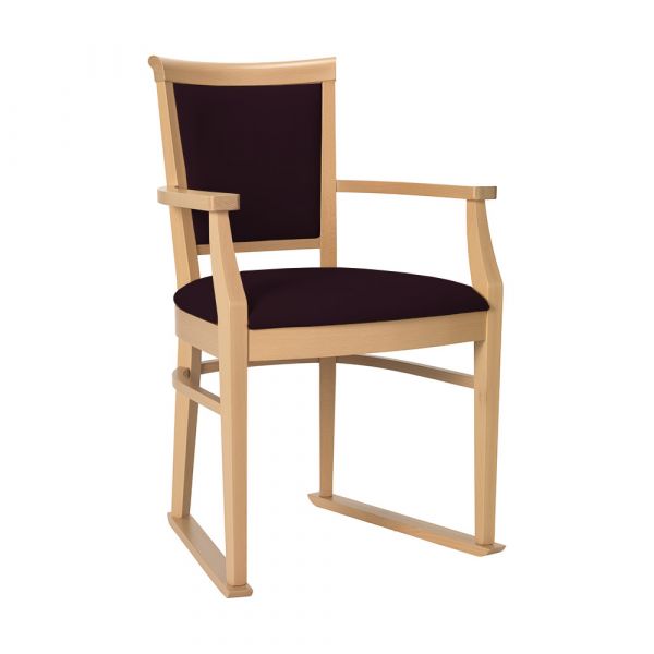 Ardenne Dining Chair in Zest Plum Vinyl