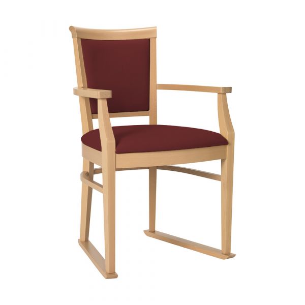 Ardenne Dining Chair in Zest Cherry Vinyl