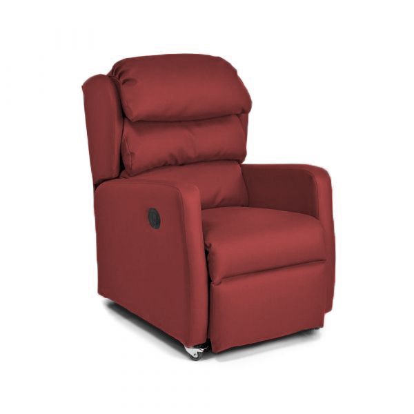 Barford Rise & Recline Chair in Zest Cherry Vinyl