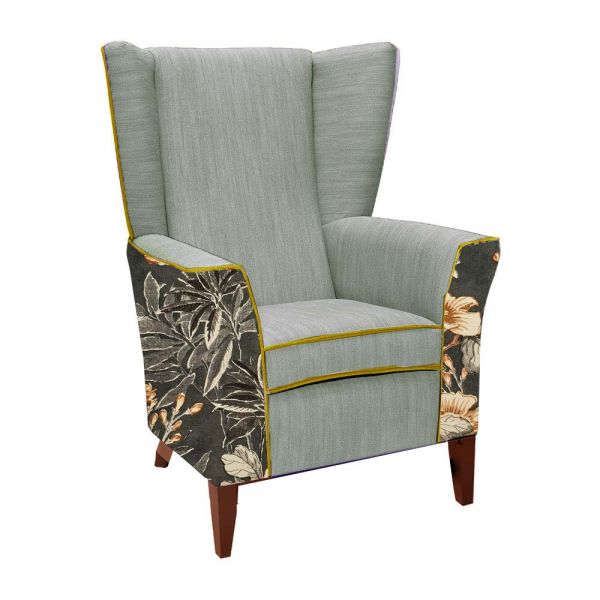 Linwood High Back Wing Chair - Classic Scheme C