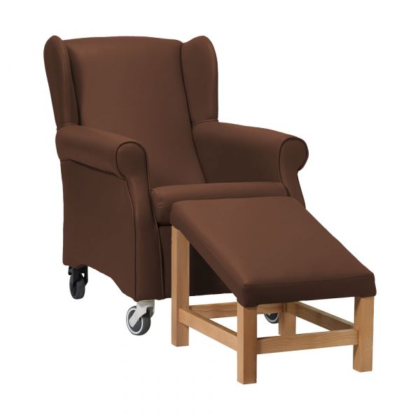 Coombe Day Care Chair in Zest Nutmeg Vinyl