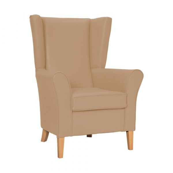 Cranborne High Back Chair in Zest Chablis Vinyl