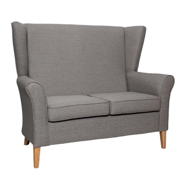 Cranborne 2 Seat Sofa in Alba Nickel
