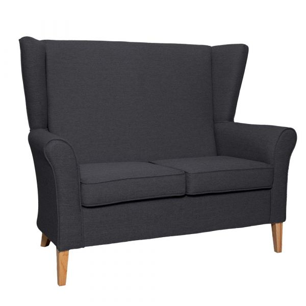 Cranborne 2 Seat Sofa in Alba Graphite
