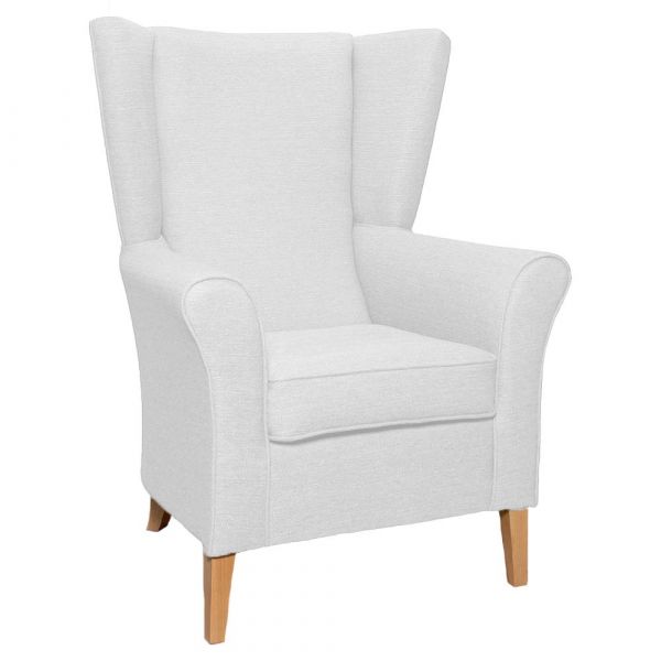 Cranborne High Back Chair in Alba Biscotti