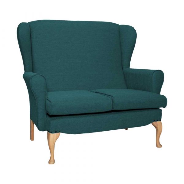 Dunbridge 2 Seat Sofa in Alba Teal Soft Feel