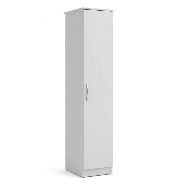 Eaton 1 Door Wardrobe in White Ash
