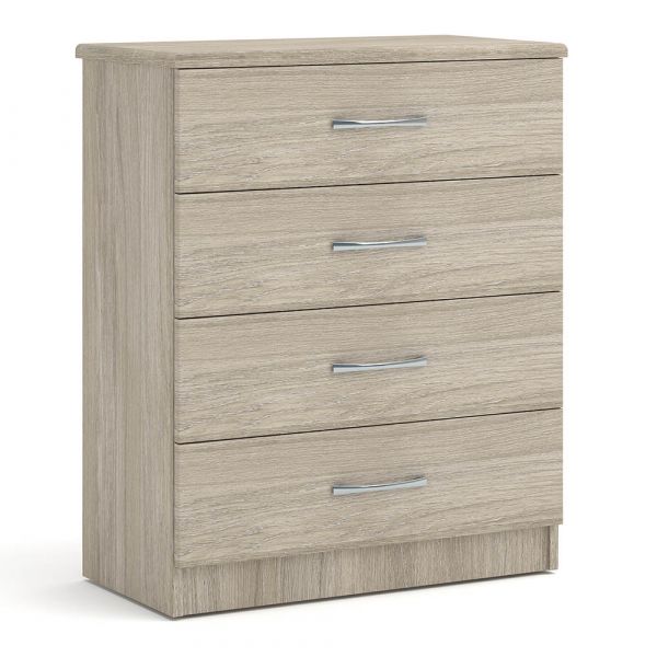 Eaton 4 Drawer Chest in Grey Oak