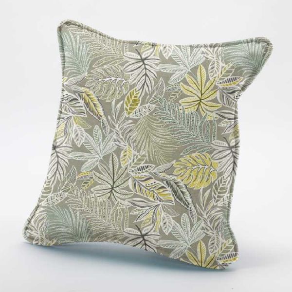 16" Scatter Cushion in Elvina Lemon Olive