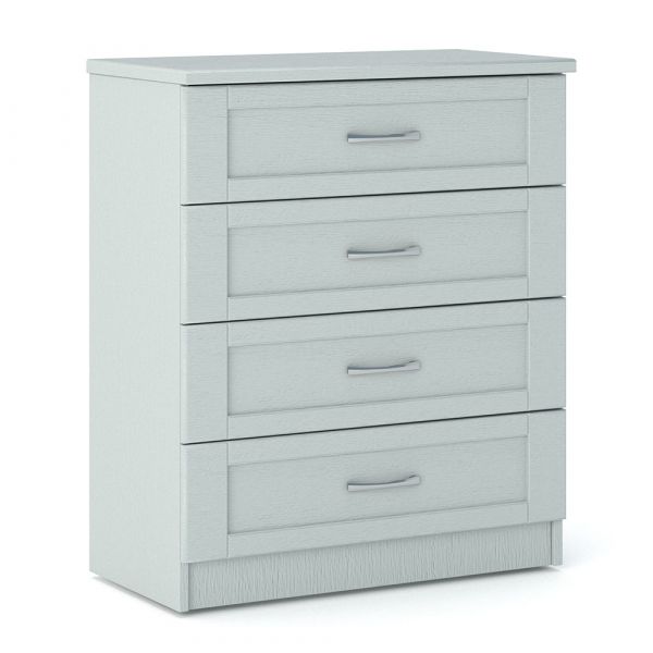 Loxton 4 Drawer Chest in Light Grey Ash 