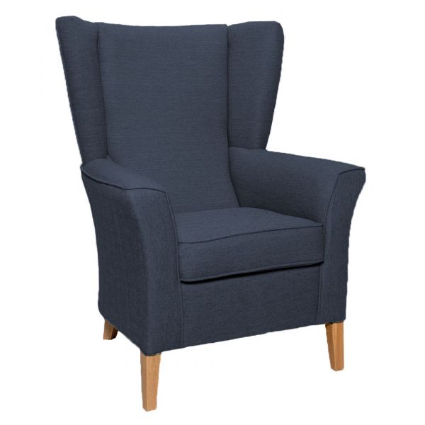 Linwood High Back Chair in Alba Delph