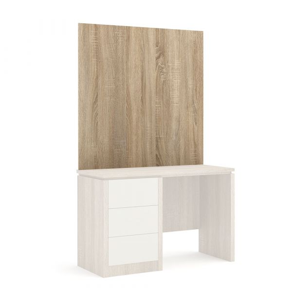 Lynham Media Backboard in Sonoma Oak