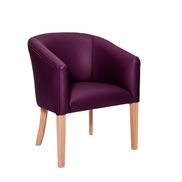 Maya Tub Chair in Rio Plum