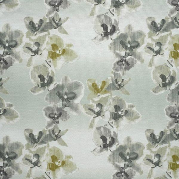 Curtains: Serene 299 Citrus Charcoal