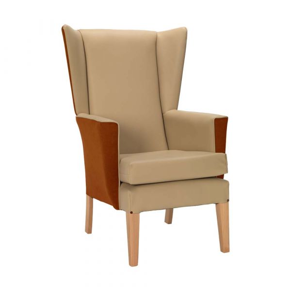 Twyford Chair in Terracotta & Latte