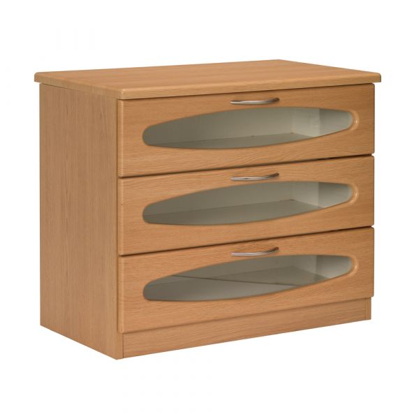 Vision Oval Dementia 3 Drawer Chest