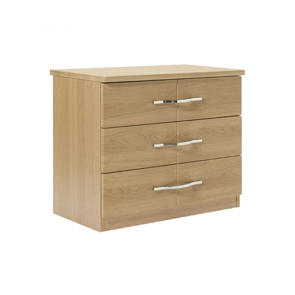 Winscombe 3 Drawer Chest in Lissa Oak