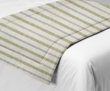 Long Padded Bed Runner in KAI Shadwell Apple