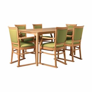 Ardenne Rectangular Dining Set in Fennel - 910 x 1500mm Table