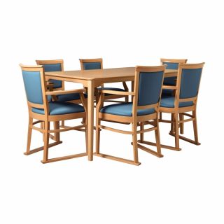 Ardenne Rectangular Dining Set in Wedgewood - 910 x 1500mm Table