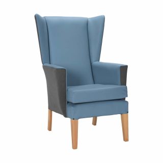 Twyford Chair in Libra Grey & Wedgewood