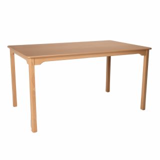 Century Rectangular Dining Table with wheelchair cut outs and with Tapered legs, 1500mm x 910mm