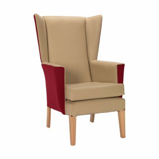 Twyford Chair in Claret & Latte