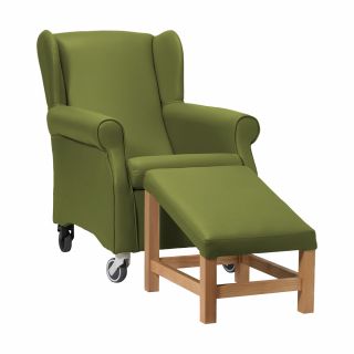 Coombe Day Care Chair in Zest Wasabi Vinyl