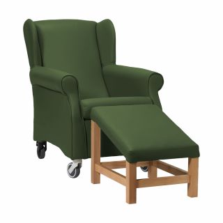 Coombe Day Care Chair in Zest Spruce Vinyl