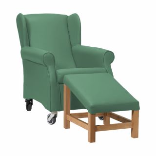 Coombe Day Care Chair in Zest Pacific Vinyl