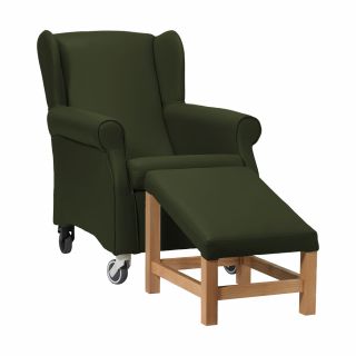 Coombe Day Care Chair in Zest Elm Vinyl