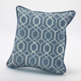 16" Scatter Cushion in Zen Delph with back and piping in Prism Delph