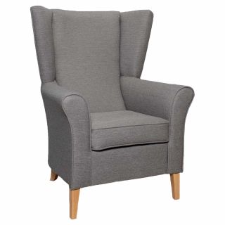 Cranborne High Back Chair in Alba Pewter
