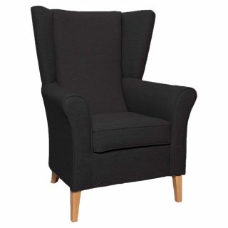 Cranborne High Back Chair in Alba Noir