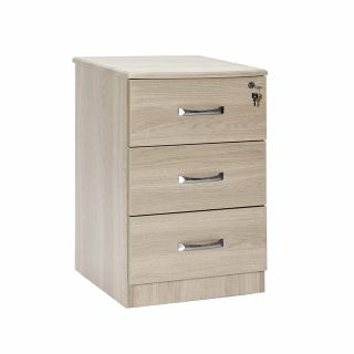 Eaton 3 Drawer Bedside Table 
