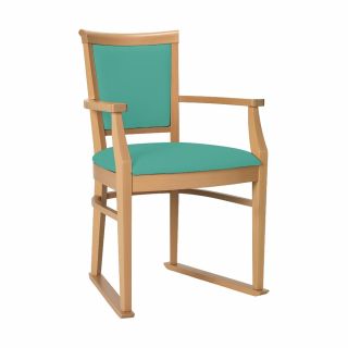 Ardenne Dining Chair in Jade Faux Leather
