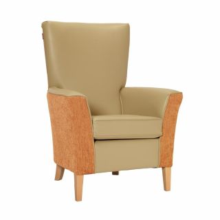 Linwood Chair in Edison Latte & Darcy Spice