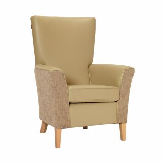 Linwood Chair in Edison Latte & Darcy Fawn