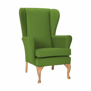Leckford High Back Chair in Zest Laurel Vinyl