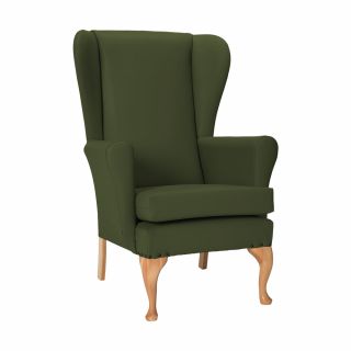 Leckford High Back Chair in Zest Forest Vinyl