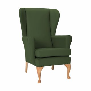 Leckford High Back Chair in Zest Spruce Vinyl